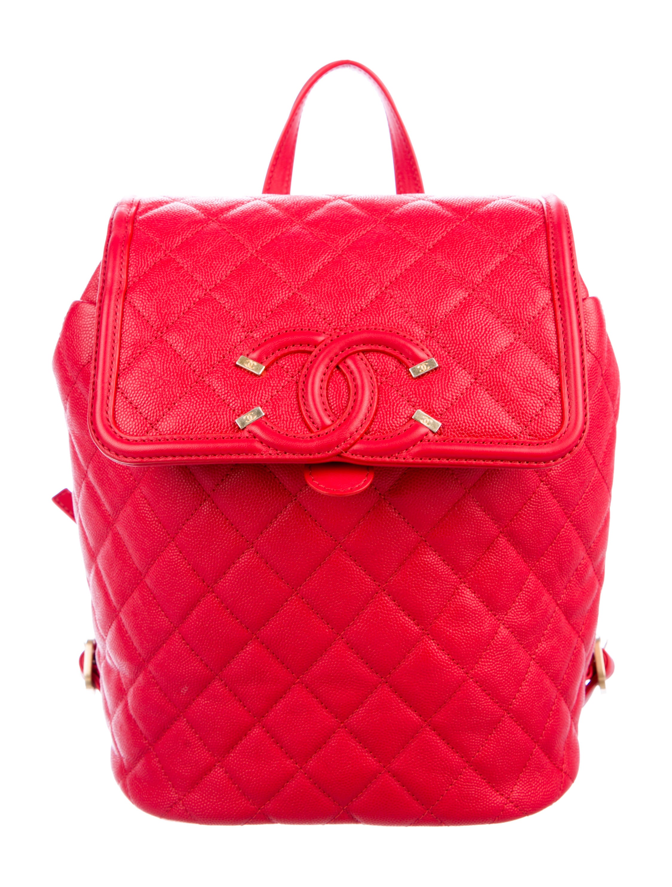 chanel filigree backpack