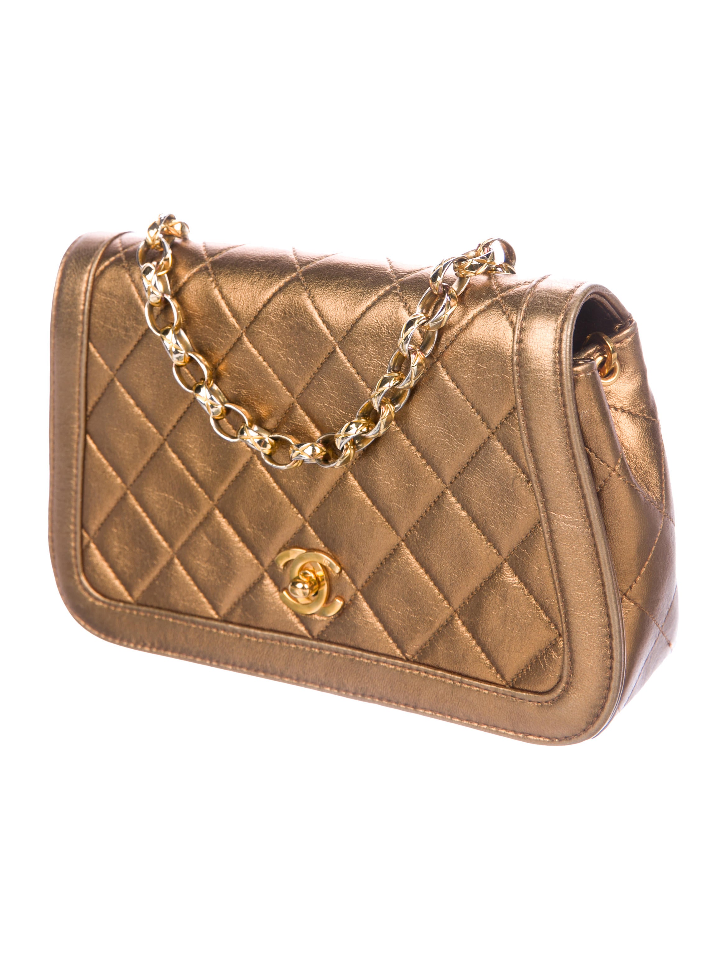 Chanel Vintage Metallic Cc Flap Bag Handbags Cha284704 The Vintage Metallic Cc Flap Bag