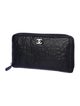 Chanel Camellia Zip Around Wallet