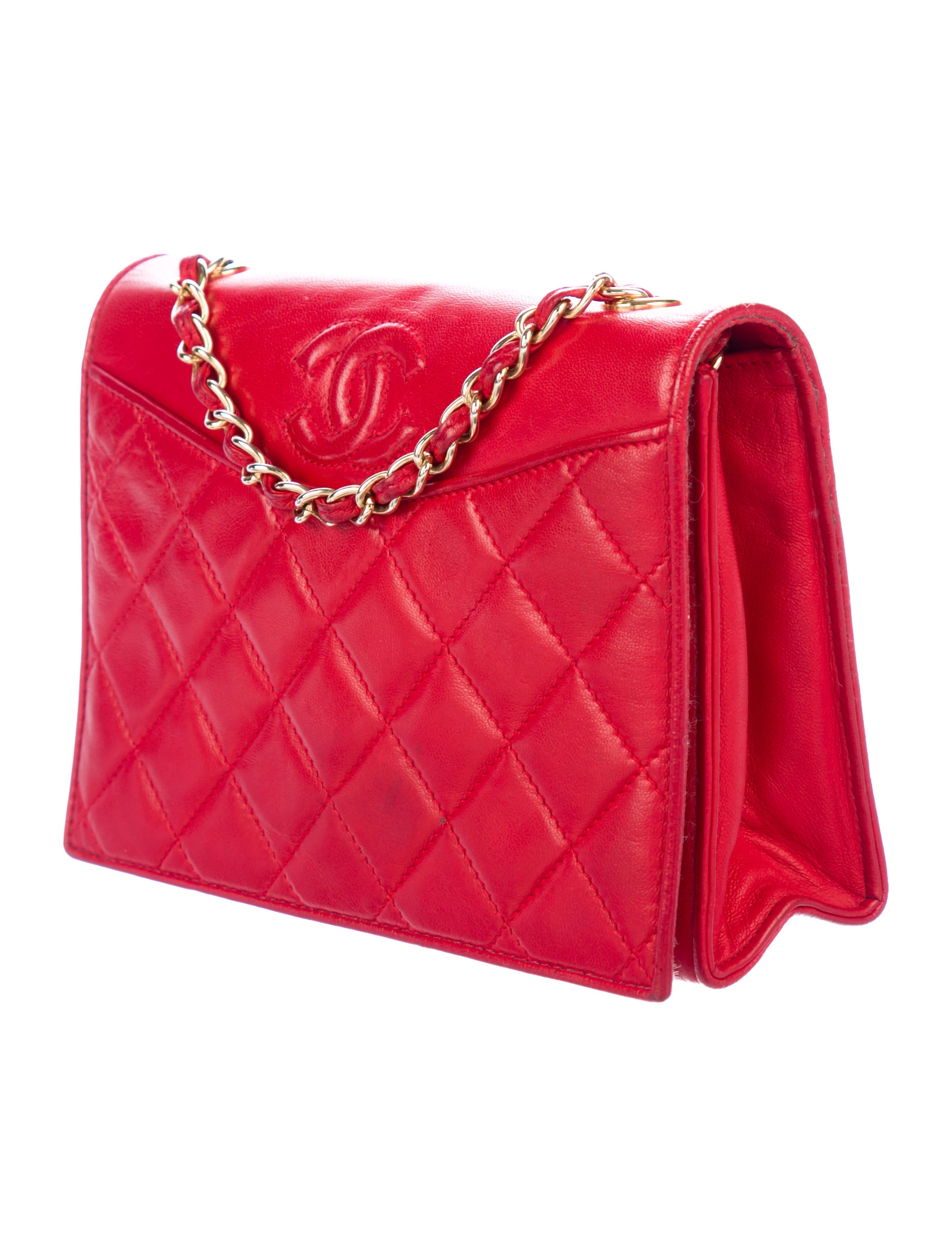 Chanel Vintage Quilted CC Flap Bag Handbags CHA289946 The RealReal