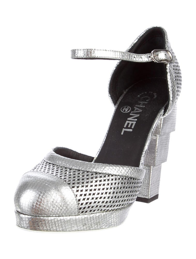Chanel Metallic d'Orsay Pumps