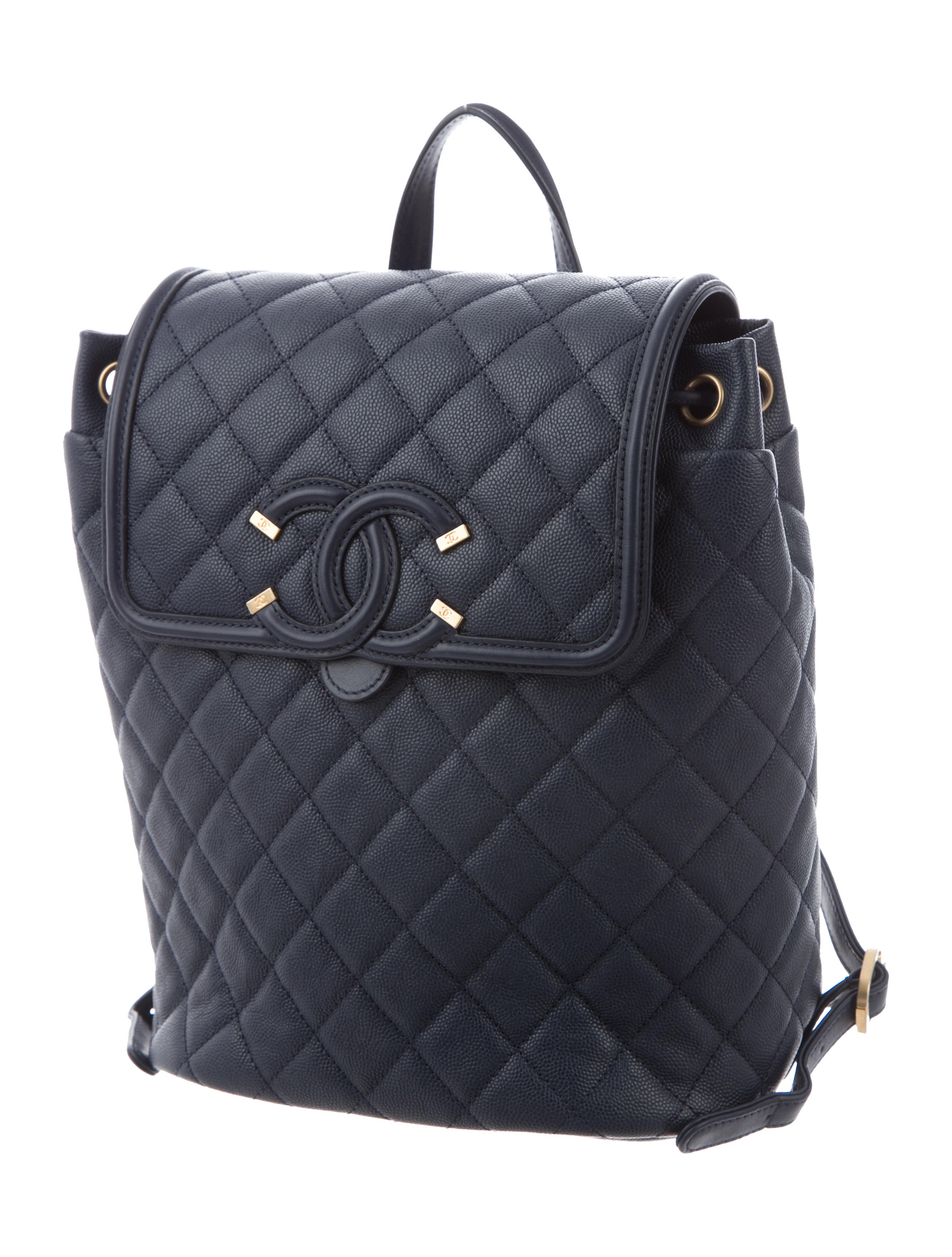 chanel filigree backpack