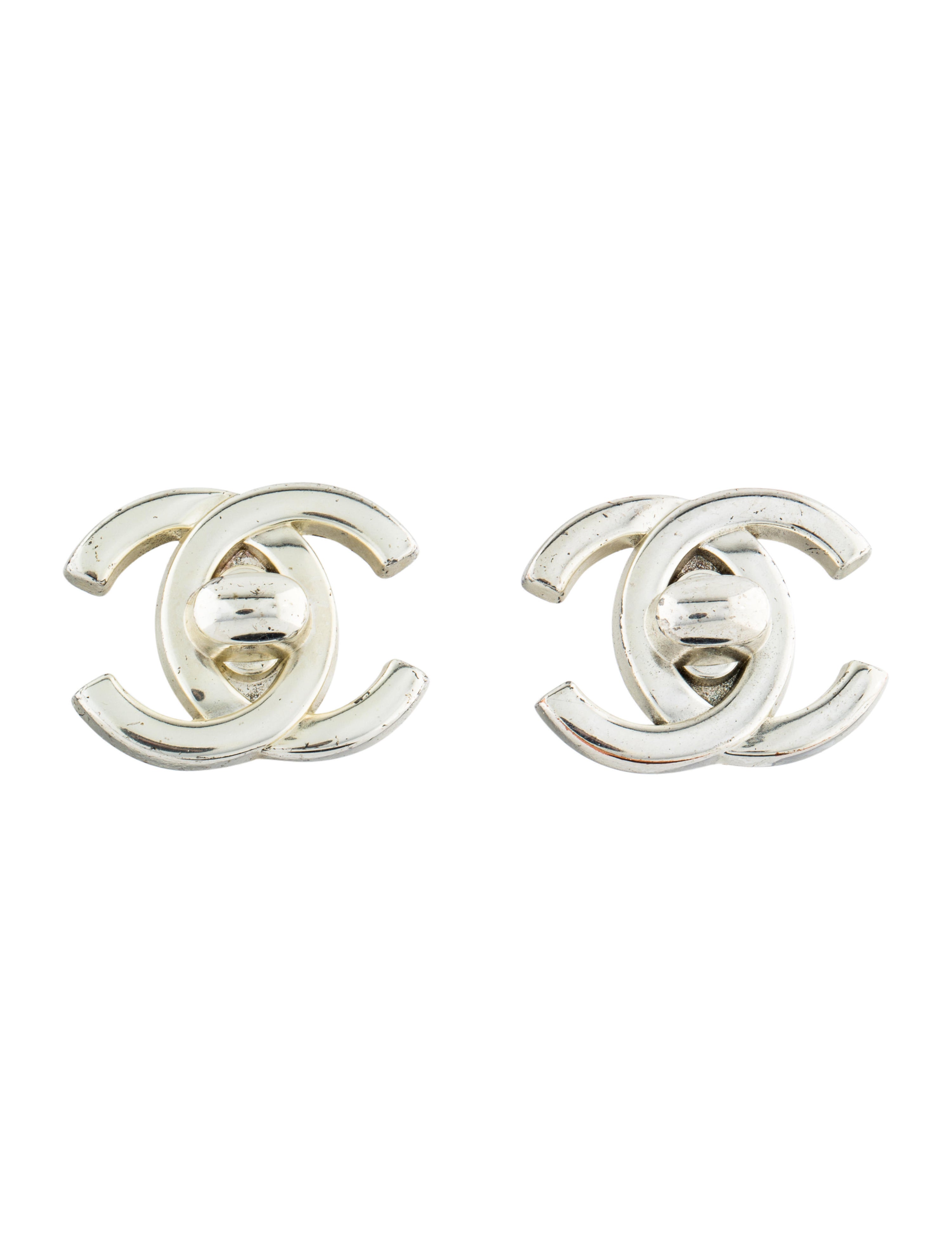 Chanel TurnLock ClipOn Earrings Earrings CHA305138 The RealReal
