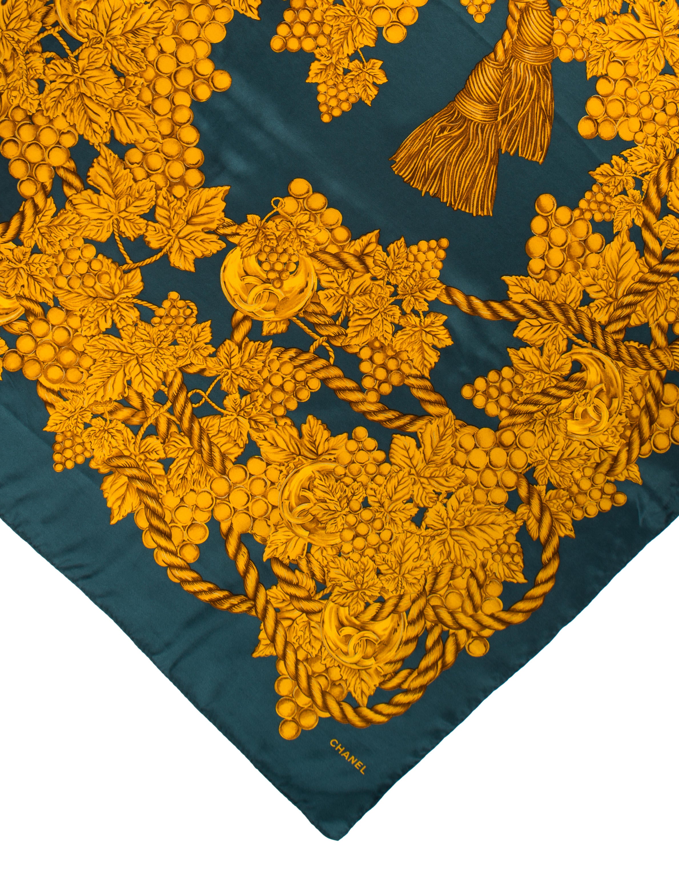 Chanel CC Silk Scarf