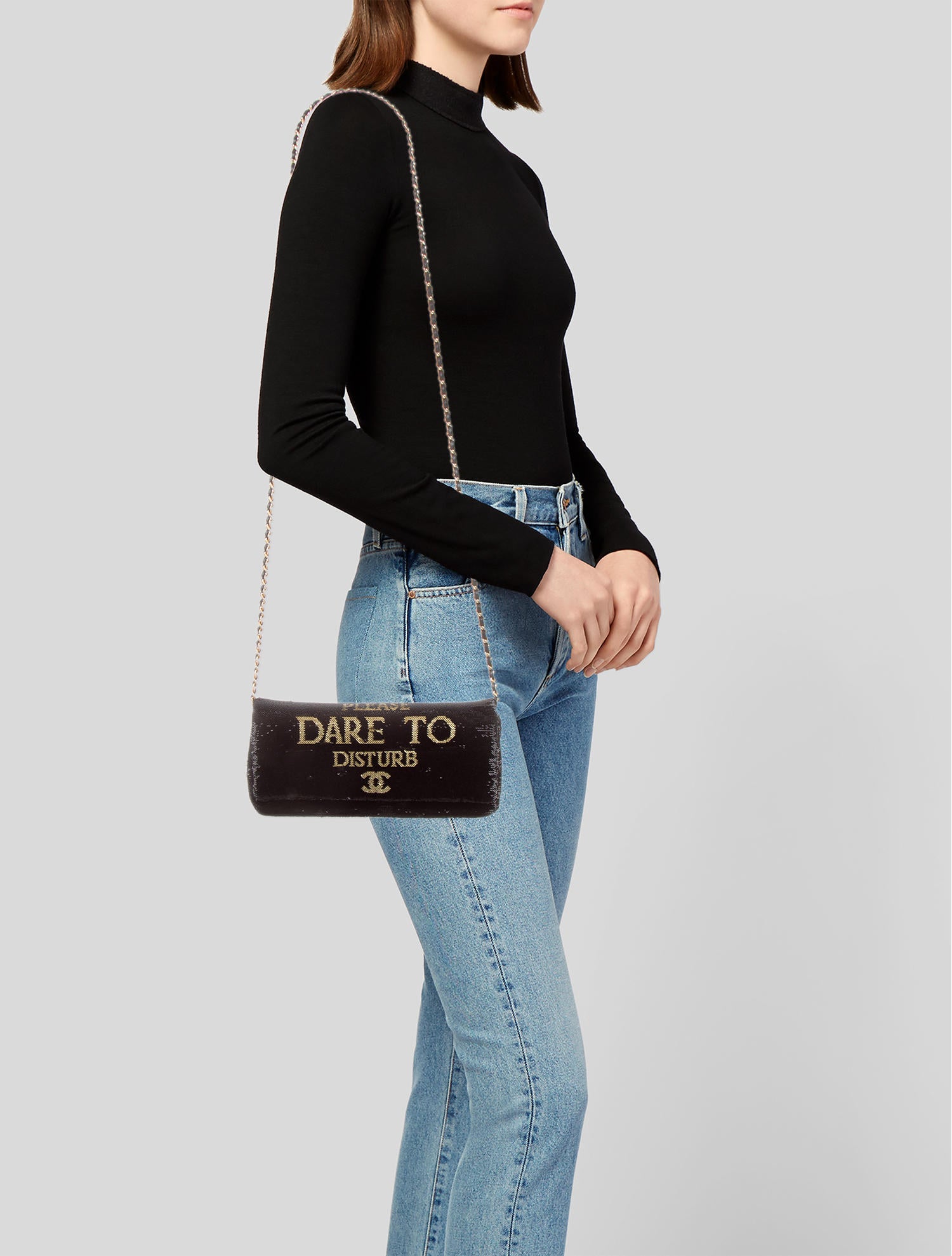 Chanel 2017 Paris-Cosmopolite Dare To Disturb Flap Bag - Black
