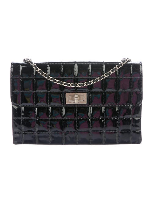 Chanel Chocolate Bar Mademoiselle Flap Bag Black