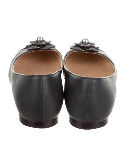 Chanel Mother of Pearl Camellia Flower Flats