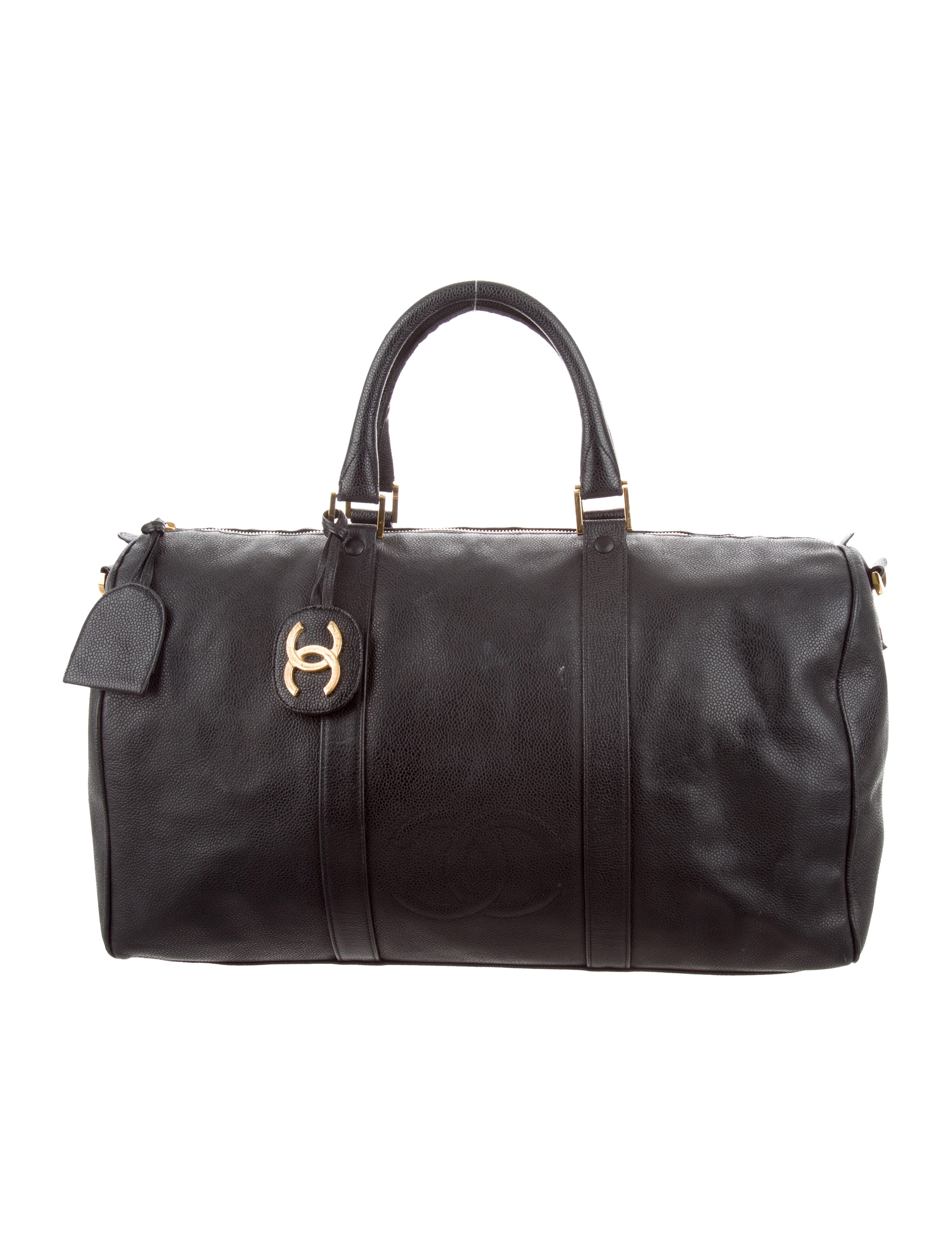 Chanel Vintage CC Duffle Bag Handbags CHA332653 The RealReal