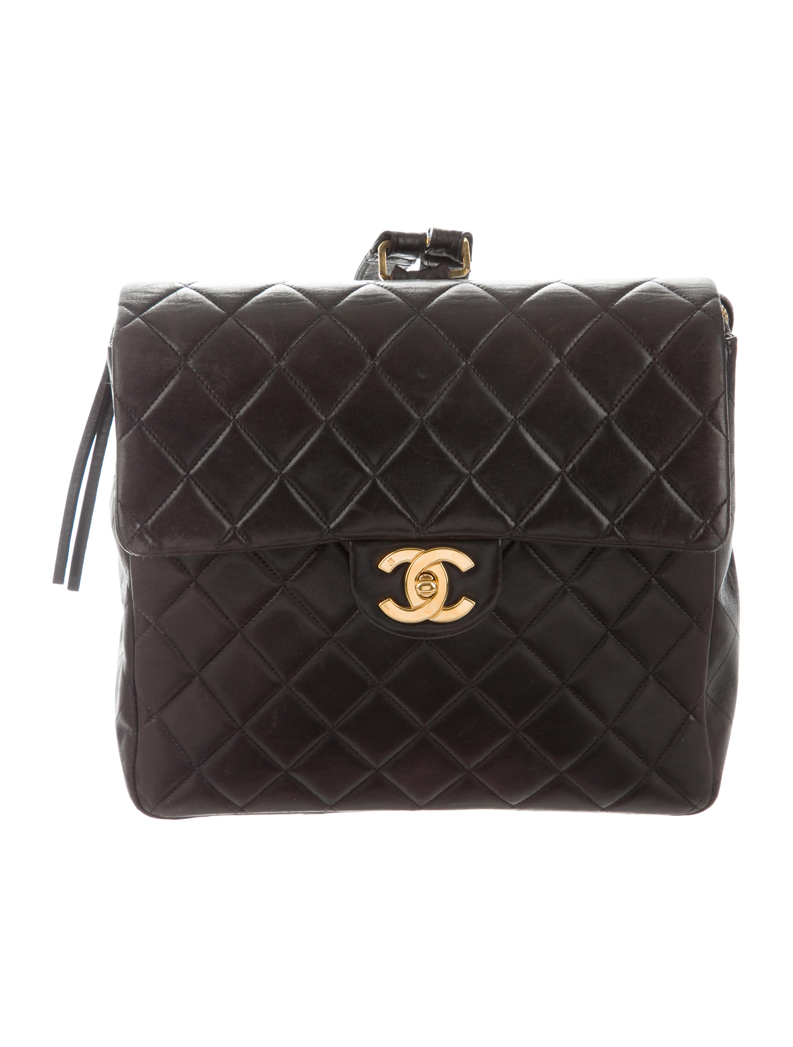 chanel flap backpack