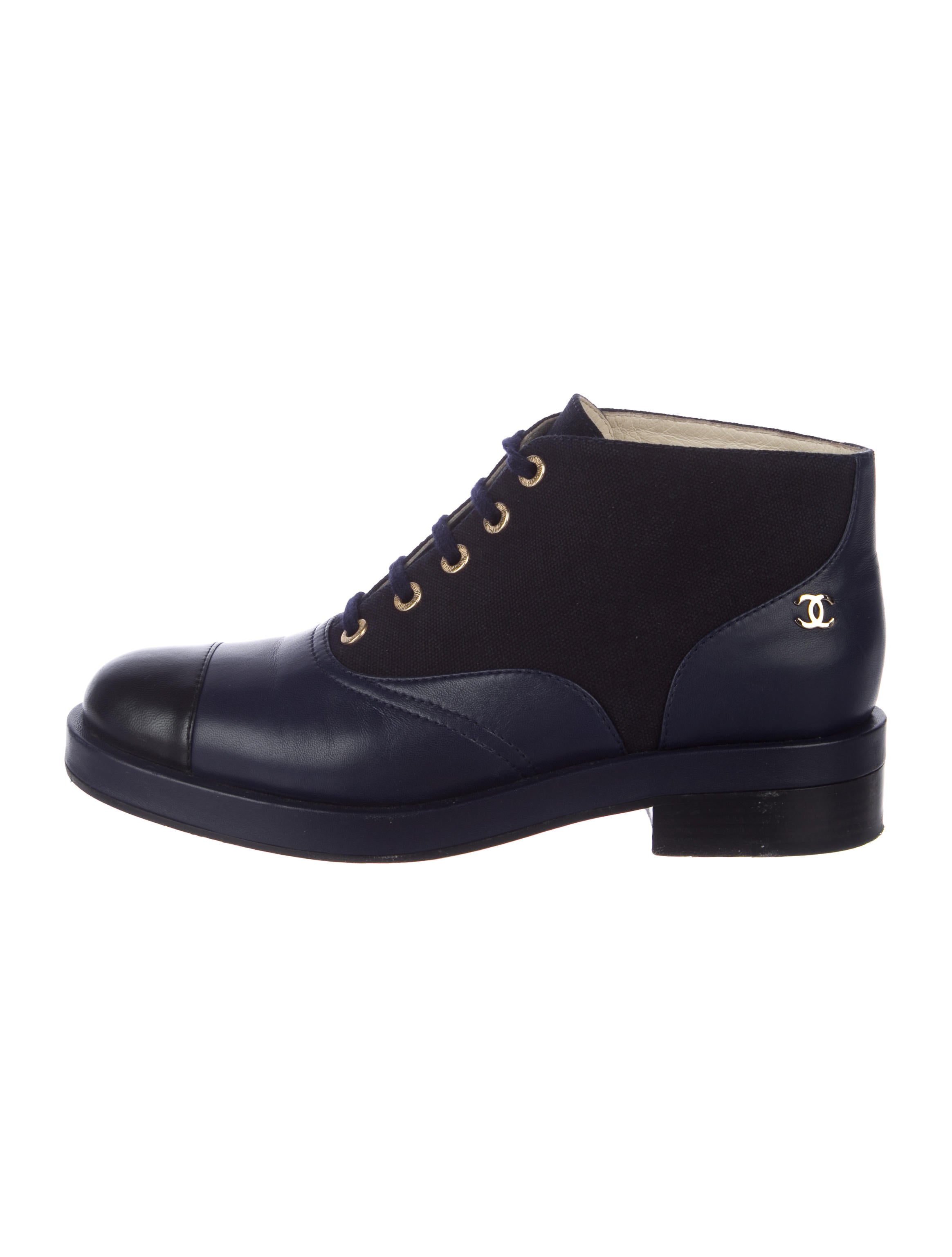 Chanel CC Oxford Boots