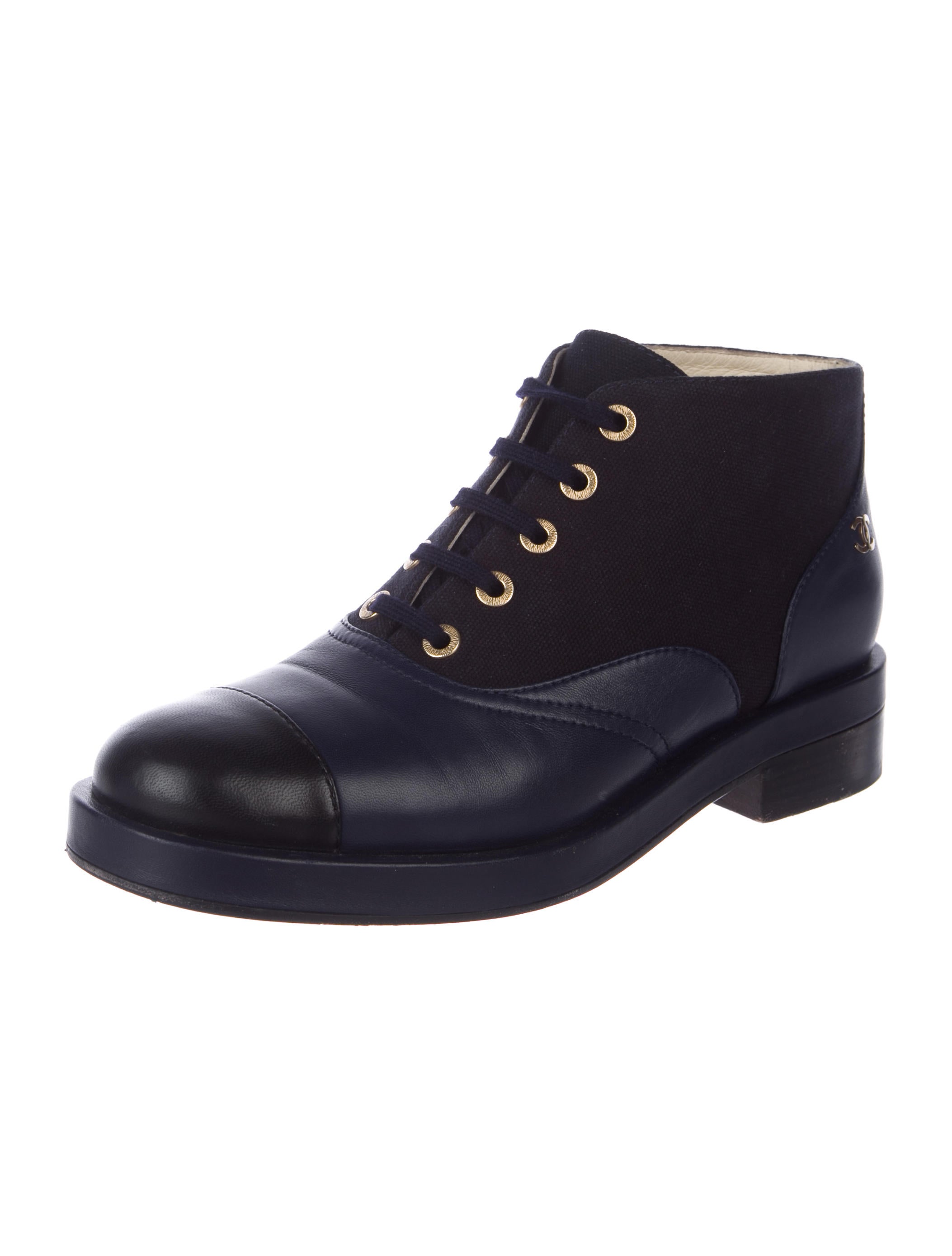 Chanel CC Oxford Boots