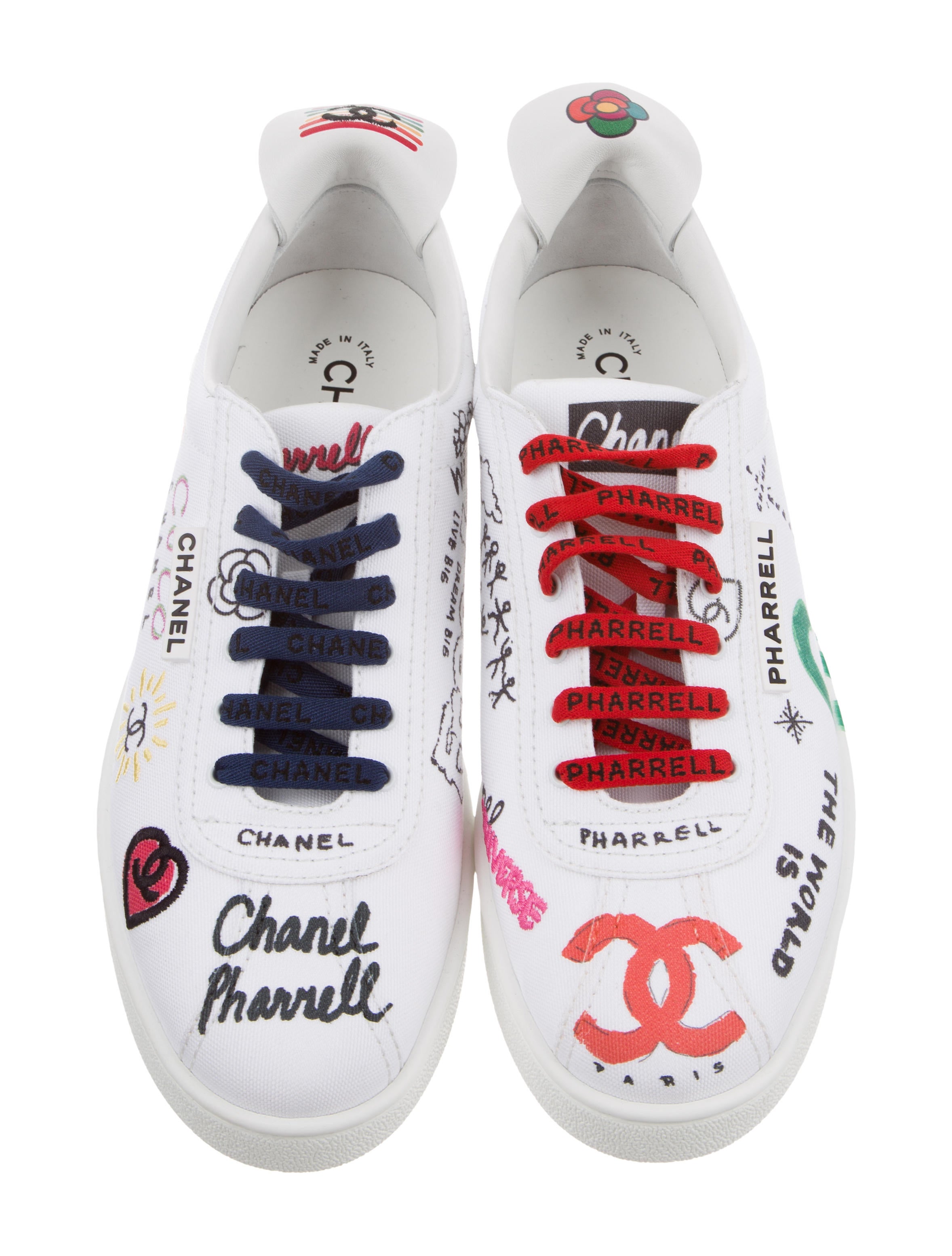 Chanel Pharrell 2019 Graffiti Sneakers w/ Tags Shoes Chanel Pharrell 2019 Graffiti Sneakers w/ Tags Shoes