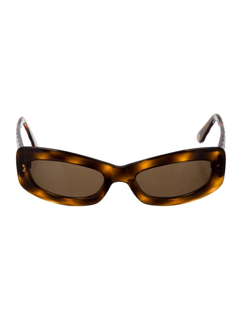 Chanel Quilted CC Sunglasses Brown