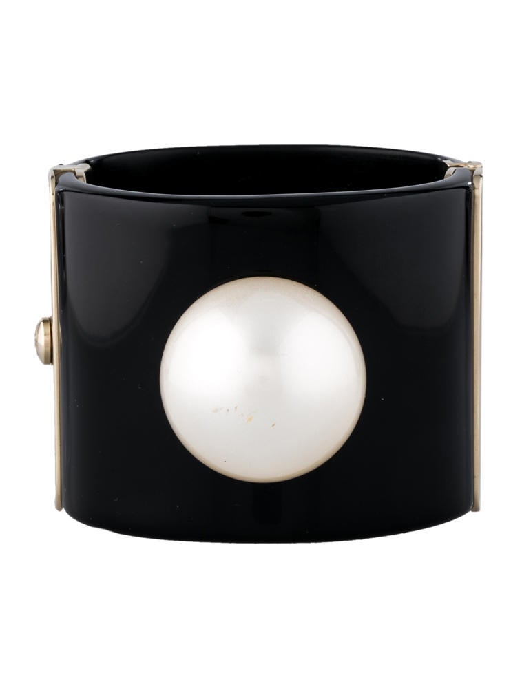 Chanel Hinged Pearl Cuff