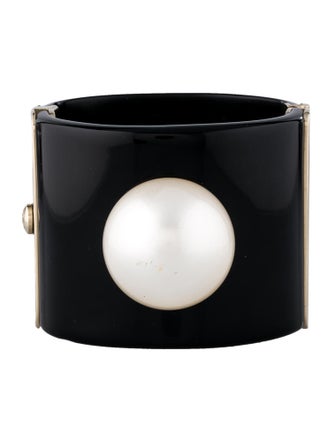 Chanel Hinged Pearl Cuff