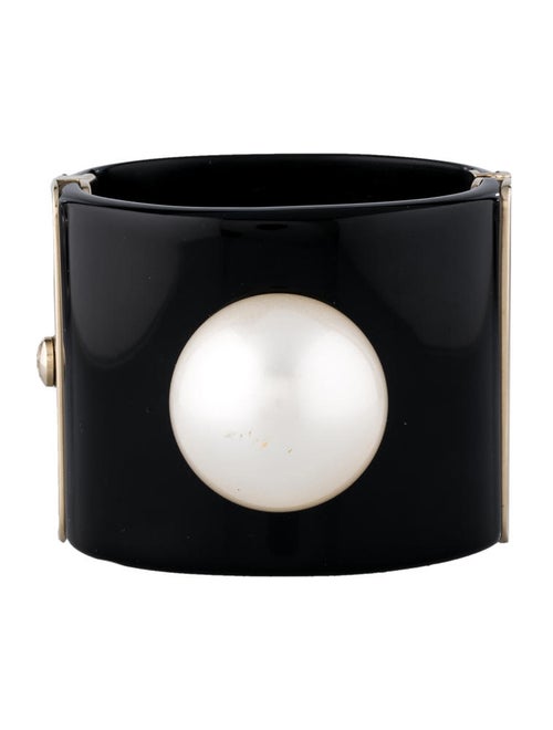 Chanel Hinged Pearl Cuff