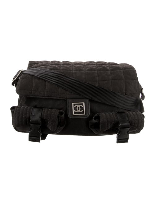 Chanel Sport Ligne Messenger Bag Black