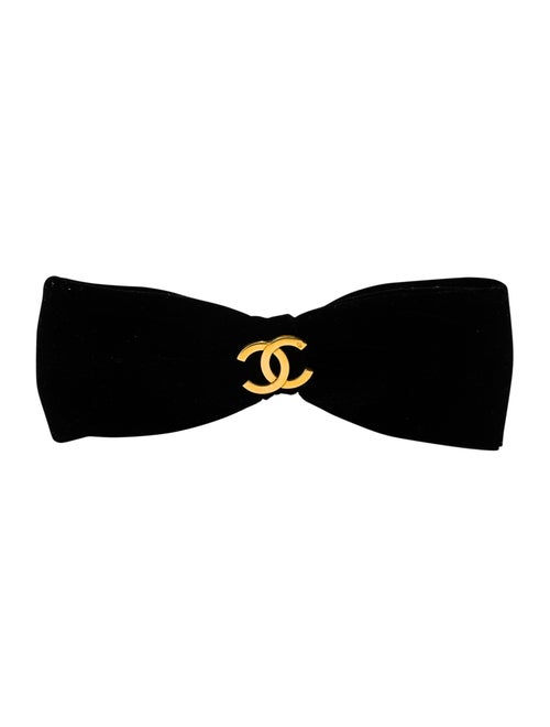 Chanel Cc Bow Hair Tie Accessories Cha363650 The Realreal