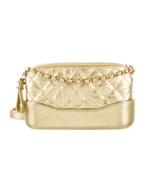 Chanel 2017 Gabrielle Crossbody w/ Chain Metallic
