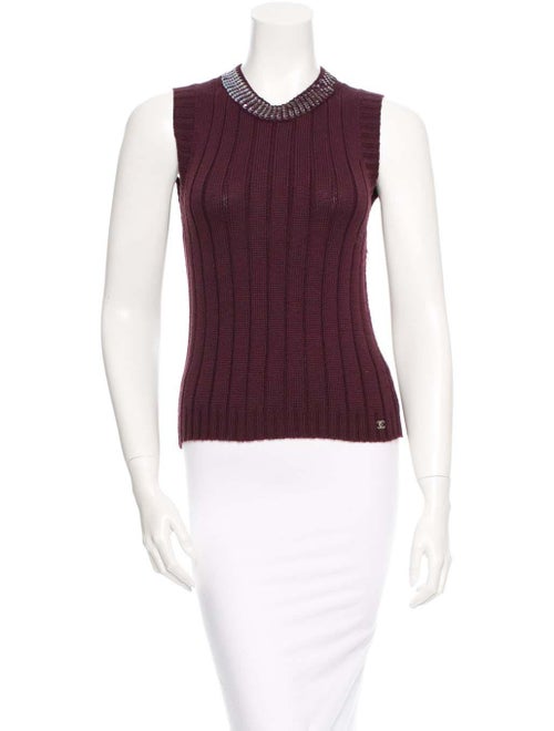 Chanel Sweater Set Purple
