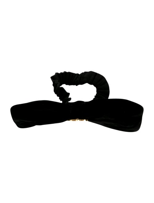 Chanel Velvet Cc Bow Hair Tie W Tags Accessories Cha369723