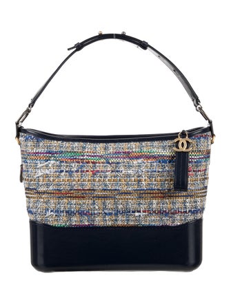 Chanel 2018 Medium Tweed Gabrielle Hobo