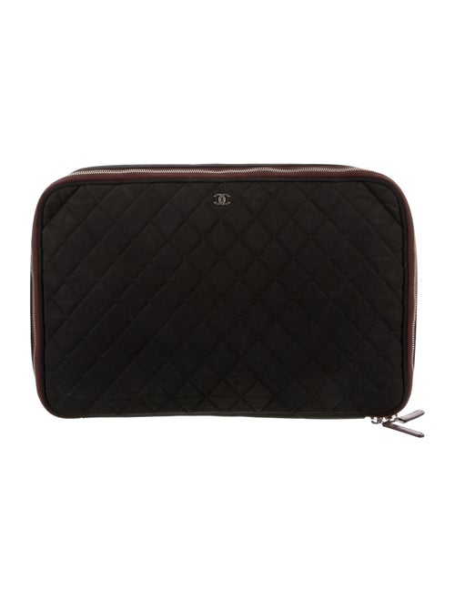 Chanel Quilted Laptop Case