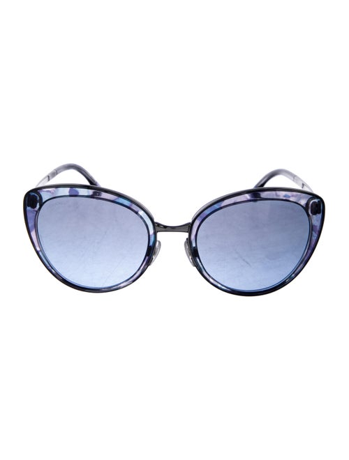 Chanel Butterfly Signature Sunglasses Blue