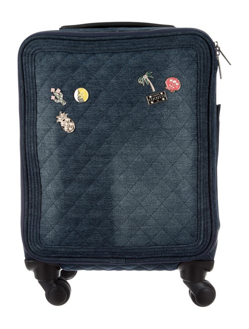 Chanel 2017 Coco Cuba Trolley blue