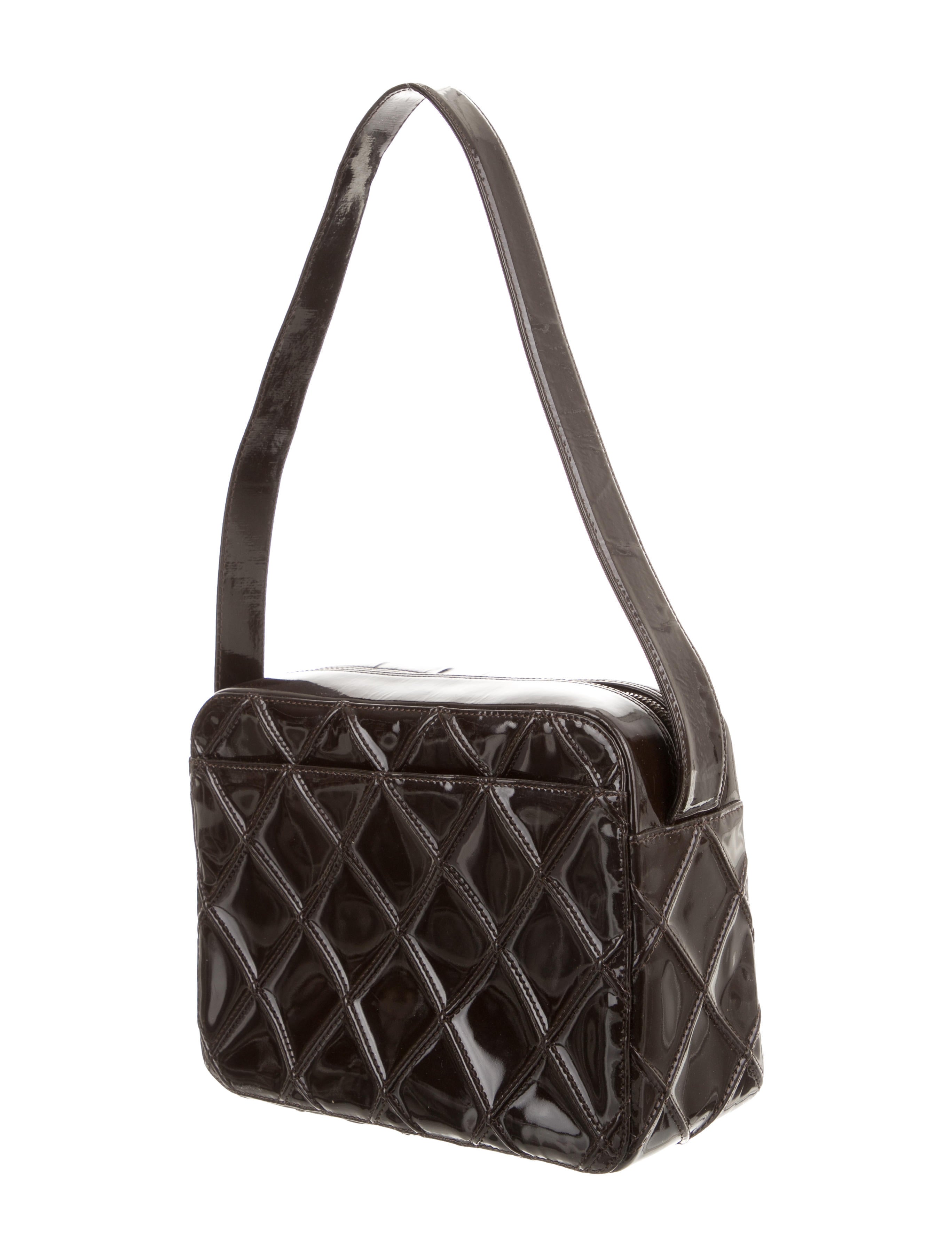 Chanel Vintage Patent Leather Camera Bag Handbags CHA390473 The