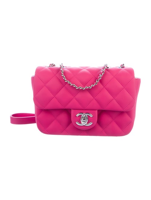 Chanel Coco Rain Small Flap Bag Magenta