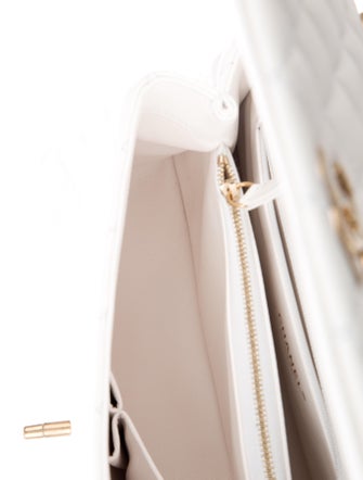 Chanel 2019 Medium Lizard-Trimmed Coco Handle Bag