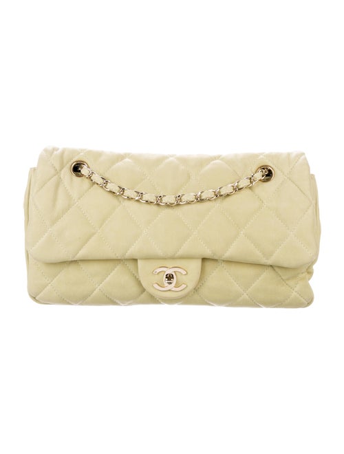 Chanel Soft Jumbo Flap Bag Lime