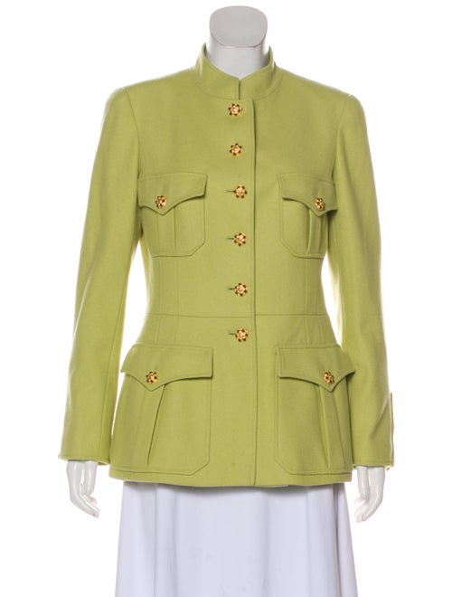 Chanel Vintage Wool Jacket Lime