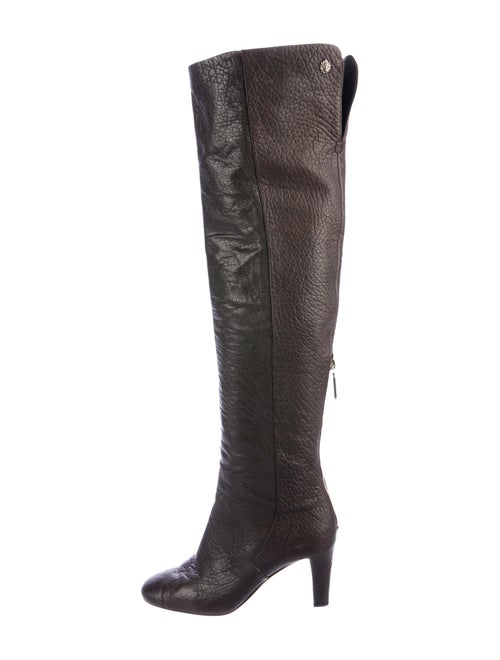 Chanel Leather Over-The-Knee Boots