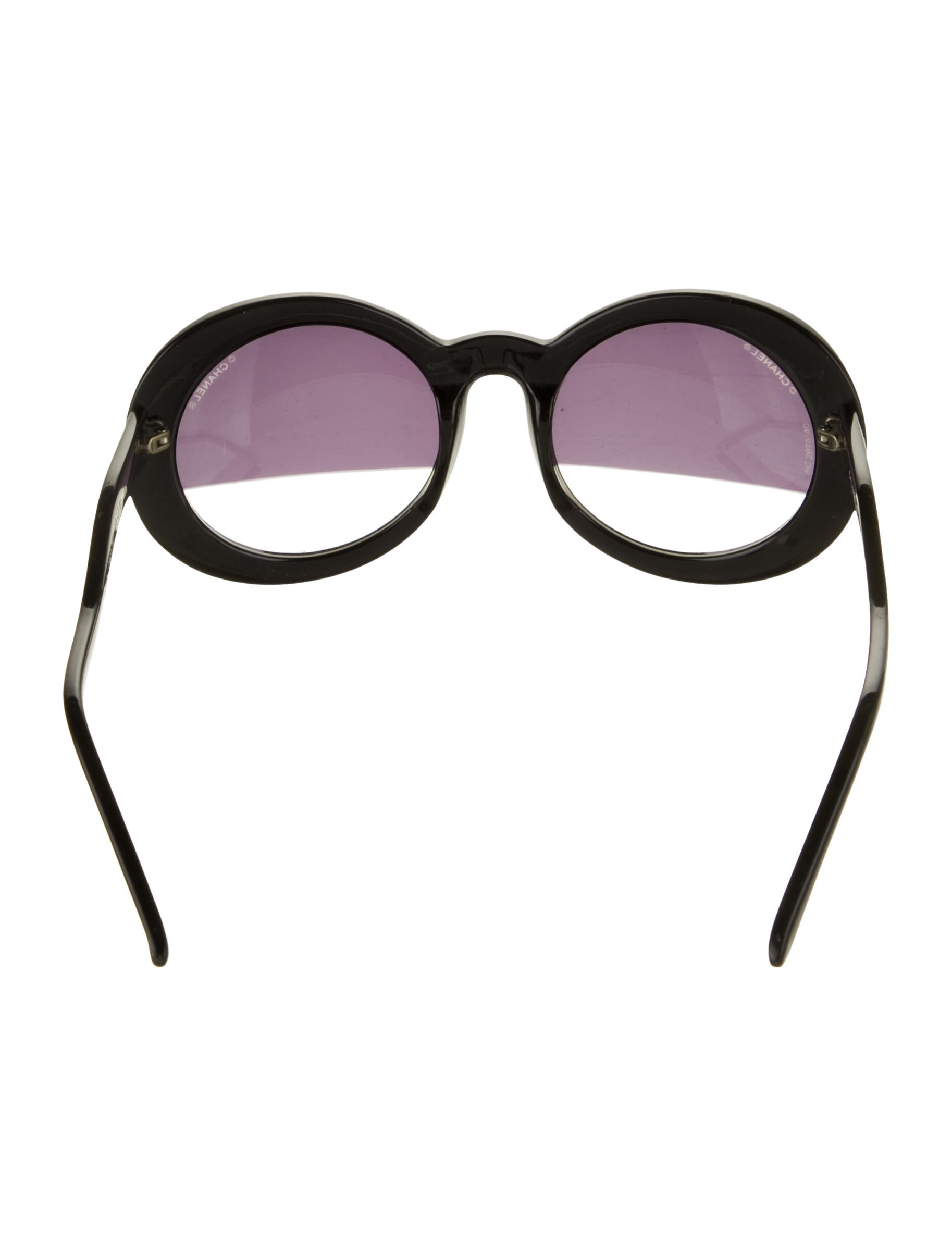 Chanel CC Half Tint Sunglasses - Black Sunglasses, Accessories