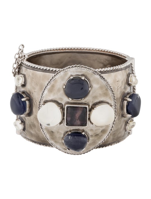 Chanel Resin CC Cuff Bracelet