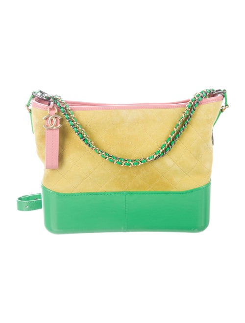 Chanel 2017 Small Gabrielle Hobo Lime