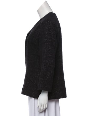 Chanel Tweed Button-Up Jacket