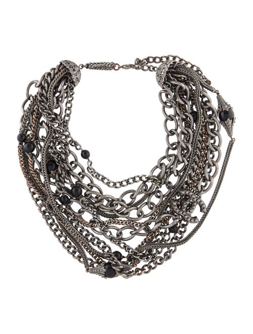 Chanel Multistrand Chain Necklace