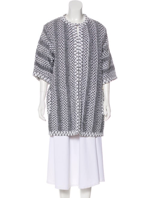 Chanel Short Knit Coat White