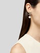 Chanel Faux Pearl Drop Earrings