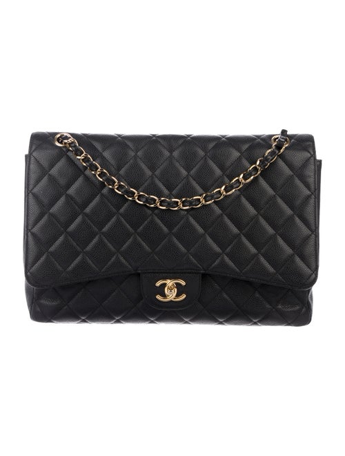 Chanel Classic Maxi Single Flap Bag Black