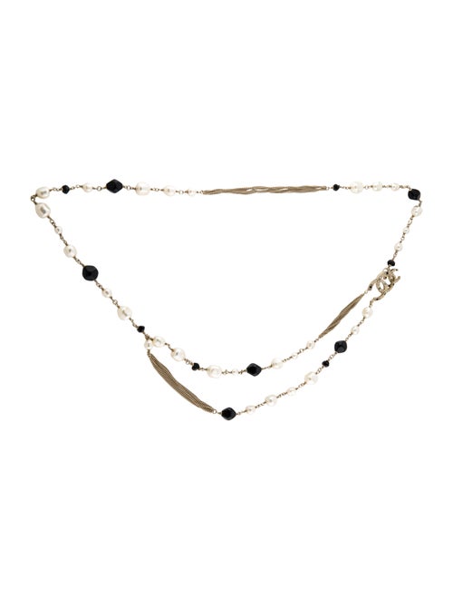 Chanel Embellished Chain-Link Belt Gold