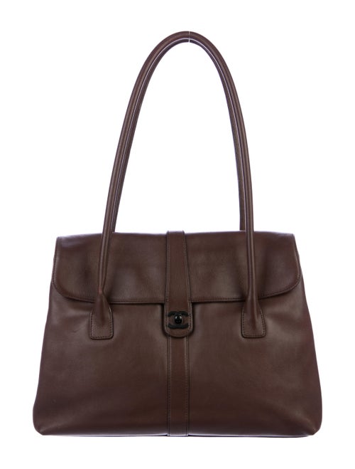 Chanel Vintage CC Flap Bag Brown