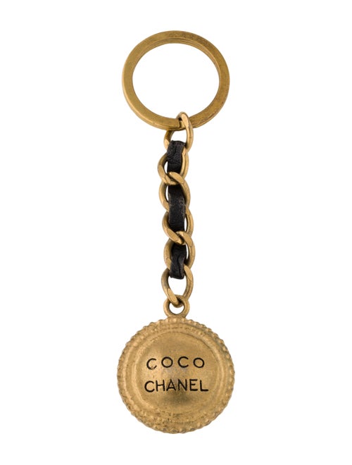 Chanel Coco Chanel Metal Keychain Gold