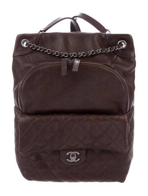 Chanel Lambskin Drawstring Backpack