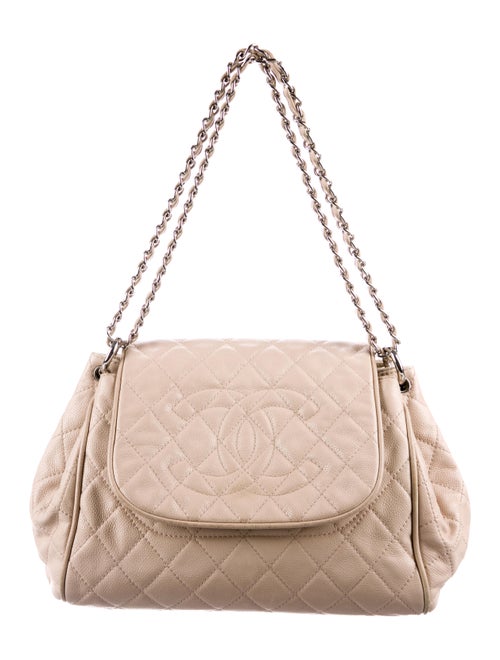 Chanel Timeless Accordion Flap Bag Champagne