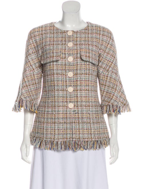 Chanel 2018 Tweed Jacket White