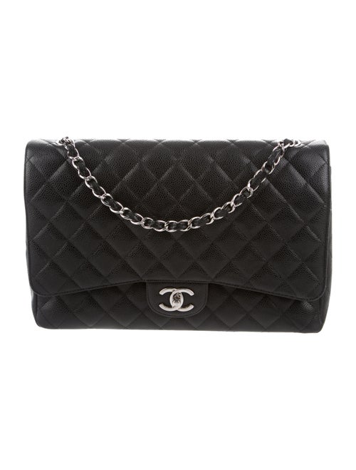 Chanel Classic Maxi Double Flap Bag Black